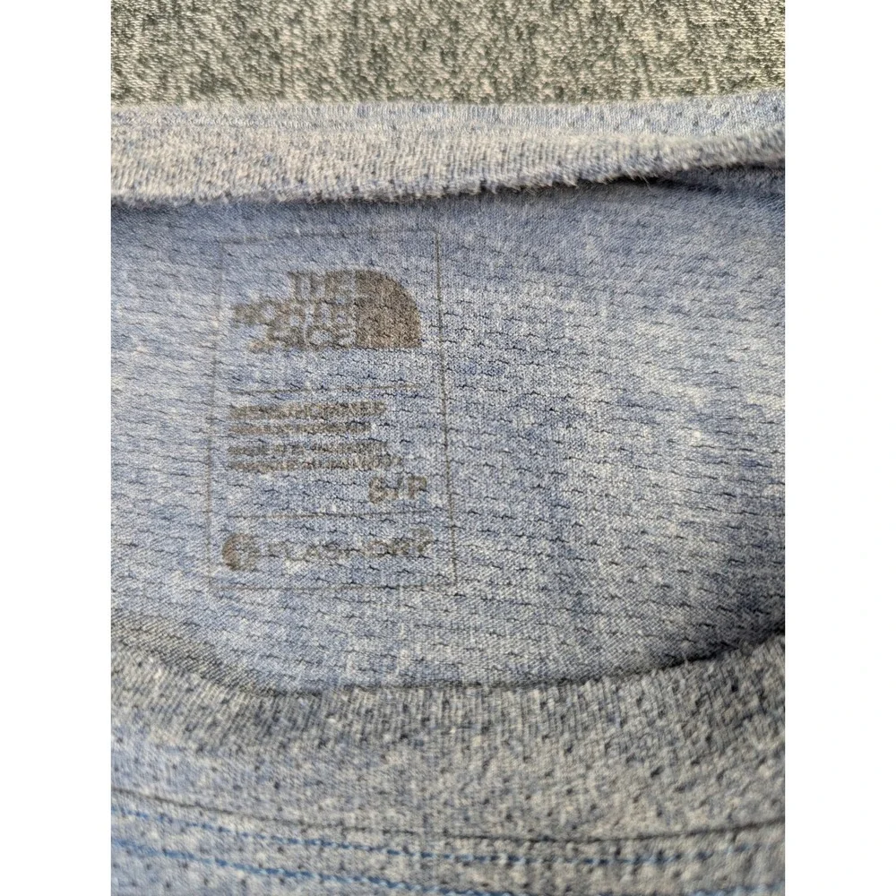 The North Face Womens FlashDry Blue Heather Performance T-Shirt S P S/P - Picture 8 of 10